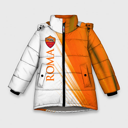 Зимняя куртка для девочки Roma Рома / 3D-Светло-серый – фото 1