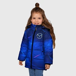 Куртка зимняя для девочки Мазда mazda, цвет: 3D-светло-серый — фото 2