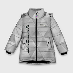 Зимняя куртка для девочки JAGUR геометрические фигуры