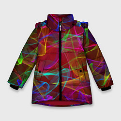 Зимняя куртка для девочки Color neon pattern Vanguard