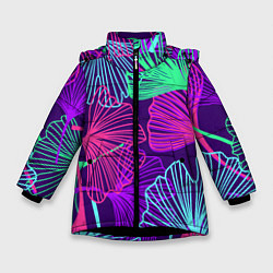 Зимняя куртка для девочки Neon color pattern Fashion 2023