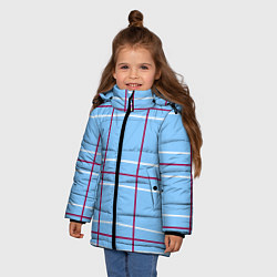 Куртка зимняя для девочки ШКОЛЬНАЯ ФОРМА МАРИН КИТАГАВА, цвет: 3D-светло-серый — фото 2
