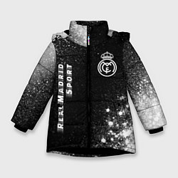 Куртка зимняя для девочки REAL MADRID Real Madrid Sport Арт, цвет: 3D-черный
