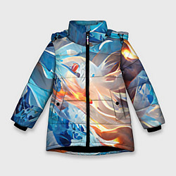 Зимняя куртка для девочки Ice & flame