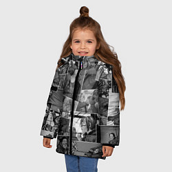 Куртка зимняя для девочки The last of us comix, цвет: 3D-светло-серый — фото 2