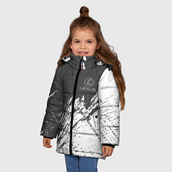 Куртка зимняя для девочки Lexus - sport, цвет: 3D-светло-серый — фото 2