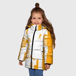 Куртка зимняя для девочки Counter Strike cs go Геймер, цвет: 3D-черный — фото 2