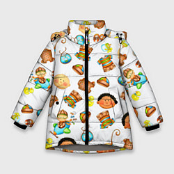 Зимняя куртка для девочки TEXTURE OF CHILDRENS PICTURES