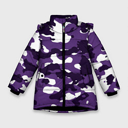Куртка зимняя для девочки Amethyst Purple Аметист, цвет: 3D-черный