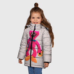 Куртка зимняя для девочки Киси Миси объёмная игрушка - Kissy Missy, цвет: 3D-красный — фото 2
