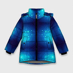 Зимняя куртка для девочки Неоновые проводники - схемы