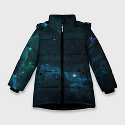 Зимняя куртка для девочки Космическая туча