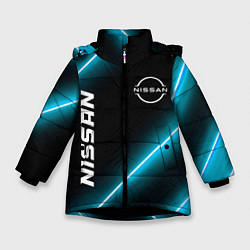Зимняя куртка для девочки Nissan неоновые лампы