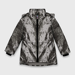 Куртка зимняя для девочки Asgards rock, цвет: 3D-светло-серый