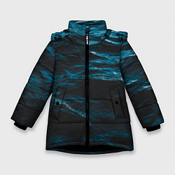 Зимняя куртка для девочки Глубокое море
