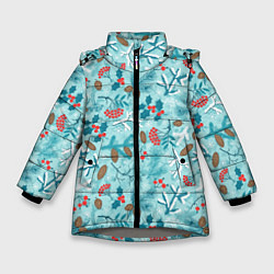 Зимняя куртка для девочки Зимняя природа