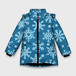 Зимняя куртка для девочки Blue snow