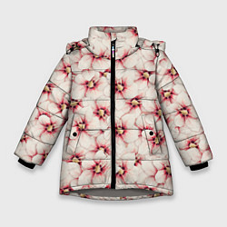 Зимняя куртка для девочки Нежность цветов
