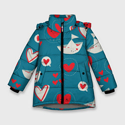 Зимняя куртка для девочки Корабль любви