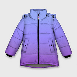 Зимняя куртка для девочки Фиолетовый градиент