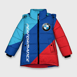 Зимняя куртка для девочки Bmw - m colors