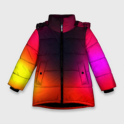 Зимняя куртка для девочки Абстрактная текстура