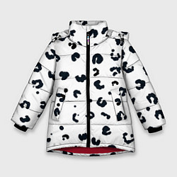 Зимняя куртка для девочки Снежный барсик