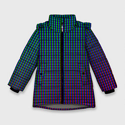 Зимняя куртка для девочки Multicolored texture