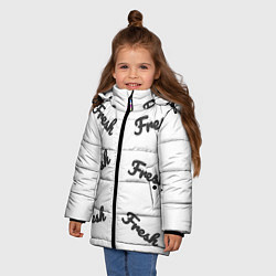 Куртка зимняя для девочки Fresh, цвет: 3D-светло-серый — фото 2