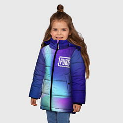 Куртка зимняя для девочки PUBG northern cold, цвет: 3D-черный — фото 2