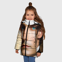 Куртка зимняя для девочки Дориан Грэй, цвет: 3D-красный — фото 2