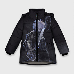 Куртка зимняя для девочки Metal Gear Rising - В дыму, цвет: 3D-светло-серый