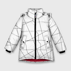 Куртка зимняя для девочки Перспектива, цвет: 3D-красный