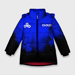 Куртка зимняя для девочки Форма Cloud9, цвет: 3D-красный