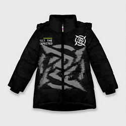 Куртка зимняя для девочки Форма NIP, цвет: 3D-черный