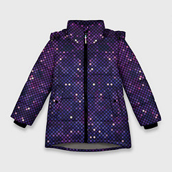 Куртка зимняя для девочки Disco space, цвет: 3D-светло-серый