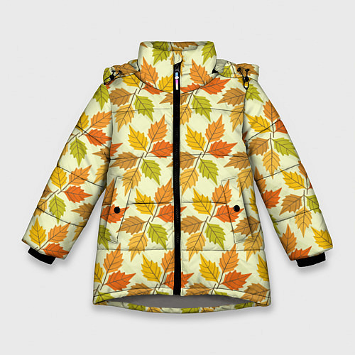 Зимняя куртка для девочки Осенний марафон / 3D-Светло-серый – фото 1