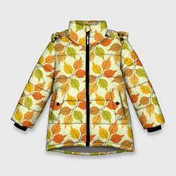Куртка зимняя для девочки Осенний марафон, цвет: 3D-светло-серый