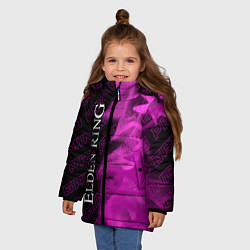 Куртка зимняя для девочки Elden Ring pro gaming: по-вертикали, цвет: 3D-черный — фото 2