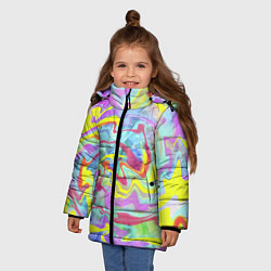 Куртка зимняя для девочки Flash of colors, цвет: 3D-светло-серый — фото 2