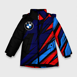 Зимняя куртка для девочки BMW - m colors and black