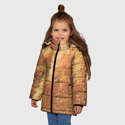 Куртка зимняя для девочки Хлеб с кунжутом, цвет: 3D-красный — фото 2