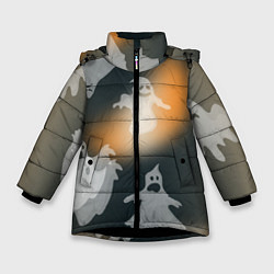Куртка зимняя для девочки Ахи страхи, цвет: 3D-черный
