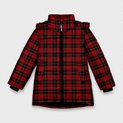 Зимняя куртка для девочки Pajama pattern red