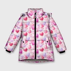 Зимняя куртка для девочки Любовь в каждом сердце