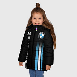 Куртка зимняя для девочки BMW Premium, цвет: 3D-светло-серый — фото 2