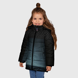 Куртка зимняя для девочки Капитан-зомби и его подлодка, цвет: 3D-черный — фото 2