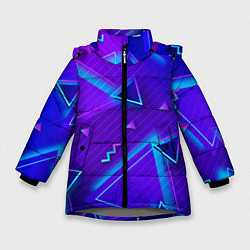 Зимняя куртка для девочки Neon Pattern colored