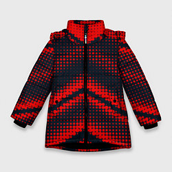 Зимняя куртка для девочки Geometric angles
