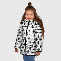 Куртка зимняя для девочки Farcry ubisoft pattern, цвет: 3D-черный — фото 2